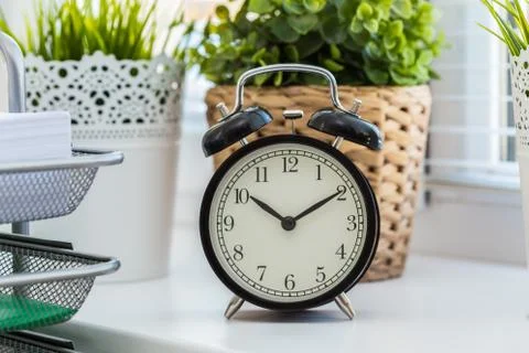 Alarm clock, bell Stock Photos