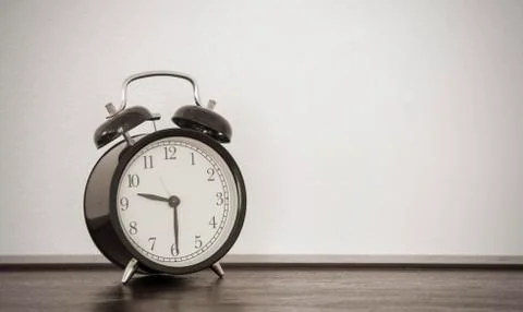 Alarm clock with bells Stock Photos