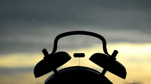 Alarm Clock. The camera moves. Early morning Stock-Footage 58171145