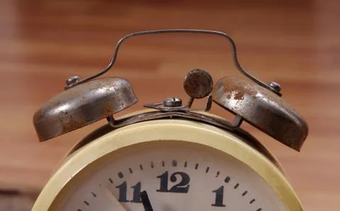 Alarm clock closeup Stock Photos