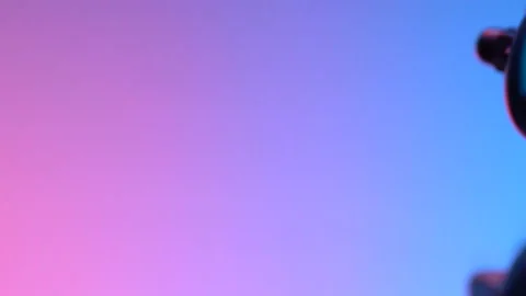 Alarm clock on a colored background 動画素材 120542064