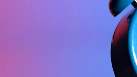 Alarm clock on a colored background 動画素材 120542463