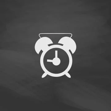 Alarm clock computer symbol Stock Illustration