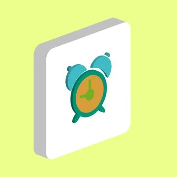 Alarm Clock computer symbol Stock Illustration