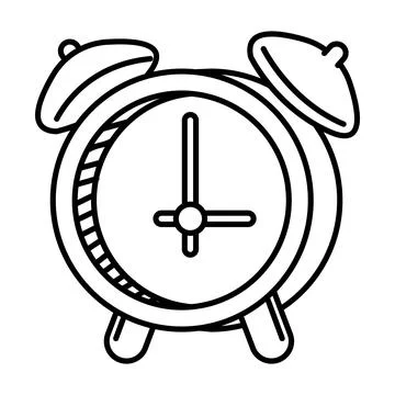 Alarm clock design Stock Illustration