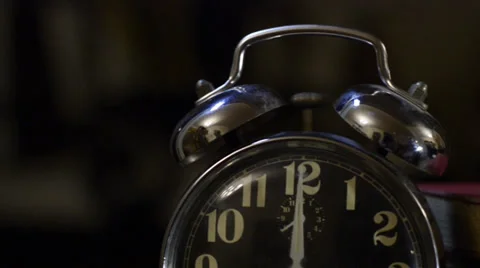 Alarm Clock Stock Footage 28133678