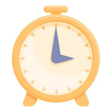 Alarm clock icon cartoon vector. Time watch イラスト素材