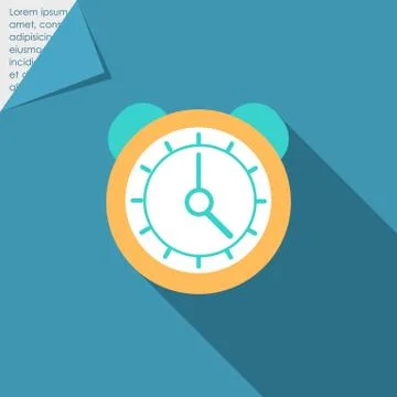 Alarm clock icon Stock Illustration