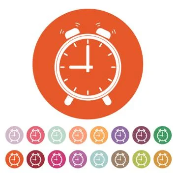 The Alarm clock icon Stock-Illustration