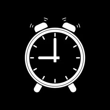 The Alarm clock icon Stock-Illustration