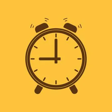 The Alarm clock icon Stock Illustration