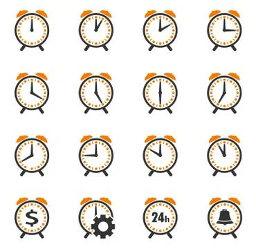 Alarm clock icon Stock Illustration