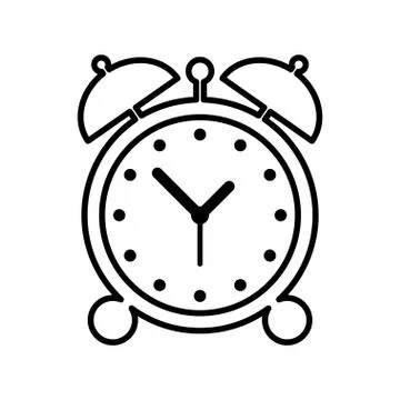 Alarm clock icon Illustrazione stock