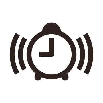 Alarm clock icon Illustrazione stock