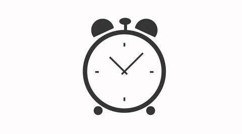 Alarm Clock Icon. Stock Illustration