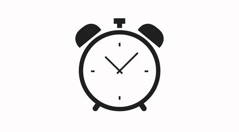Alarm Clock Icon. Stock Illustration