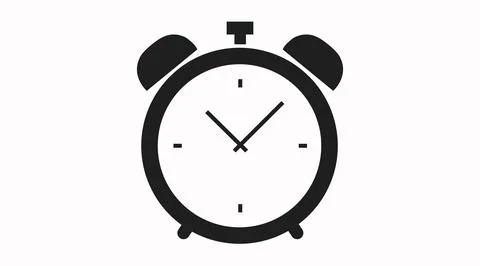 Alarm Clock Icon. Stock Illustration