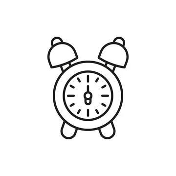Alarm clock icon vector design templates simple and modern Stock Illustration