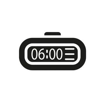 Alarm clock icon vector design templates simple and modern Stock Illustration