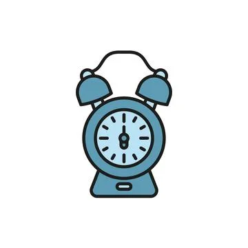 Alarm clock icon vector design templates simple and modern Stock Illustration