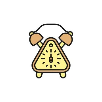 Alarm clock icon vector design templates simple and modern Stock Illustration
