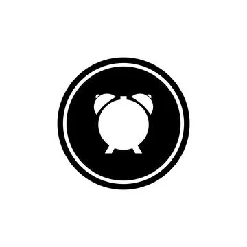 Alarm clock icon vector Stock Illustration