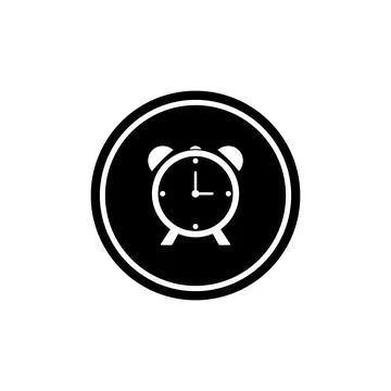 Alarm clock icon vector Stock Illustration