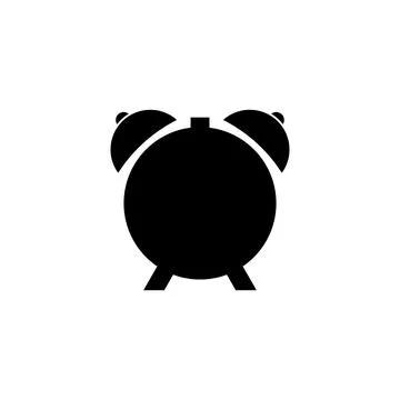Alarm clock icon vector Stock Illustration