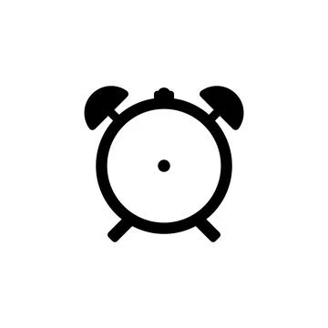Alarm clock icon vector Stock Illustration