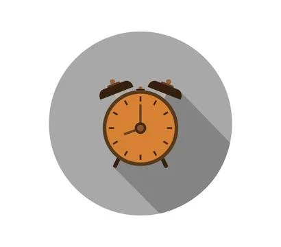 Alarm clock illustrated in vector Stock Illustration