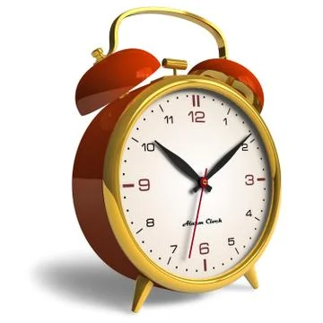 Alarm clock Stock Illustration