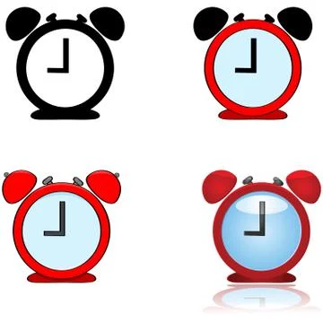 Alarm clock Stock Illustration