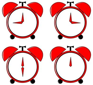 Alarm clock Stock Illustration