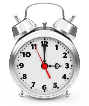 The alarm clock Illustrazione stock