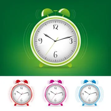 Alarm clock Stock Illustration
