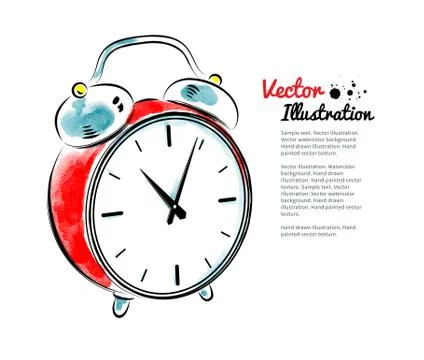 Alarm clock Stock Illustration