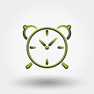 Alarm clock Stock Illustration