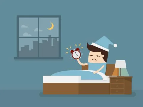 Alarm clock Stock Illustration