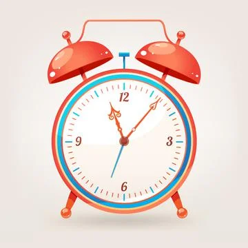 Alarm clock Stock Illustration