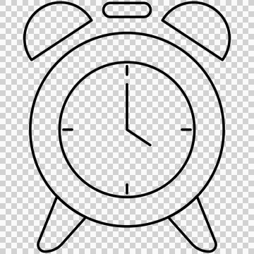 Alarm clock Illustrazione stock