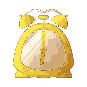 Alarm clock illustration Stock Illustration