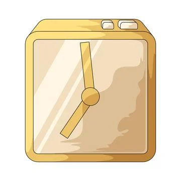Alarm clock illustration Stock Illustration