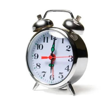 Alarm clock isolated Stock Photos
