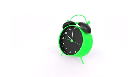 Alarm clock isolated on white background Stock-Footage 232273314