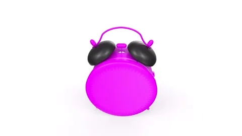 Alarm clock isolated on white background Stock-Footage 232273364