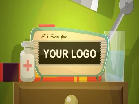 Alarm Clock Logo Stock After Effects