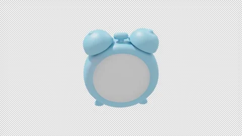 Alarm clock - Loop Alpha HD ProRes Stock Footage 328354699