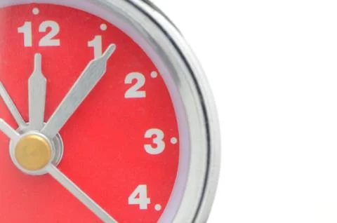 Alarm clock macro Stockfoto's