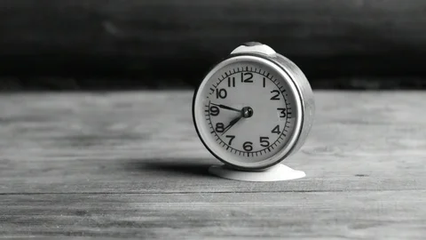 Alarm clock morning Stock Footage 110832673