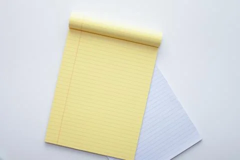 Alarm clock, notes and pen Stock Photos